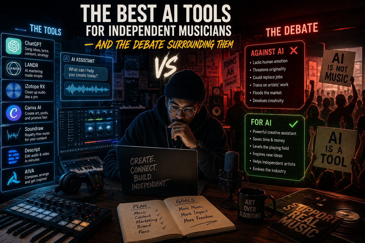The Best AI Tools For Independent Musicians